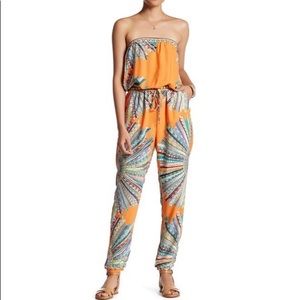Strapless Sunny Multicolor Jumpsuit Fraiche by J S